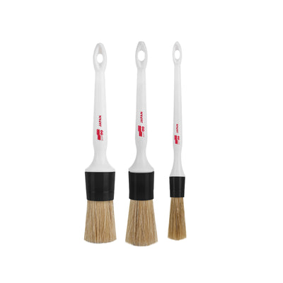 Soft99 Interior Brushes Set, detailing brushes, 3 pcs.: 16 mm, 24 mm, 30 mm