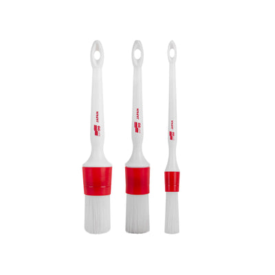 Soft99 Exterior Brushes Set, detailing brushes, 3 pcs.: 16 mm, 24 mm, 30 mm