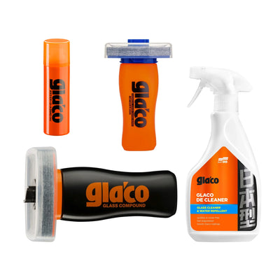Glaco DX Set, comprehensive glass protection kit
