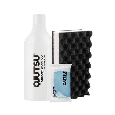 QJUTSU Car Care Set, basic car washing kit
