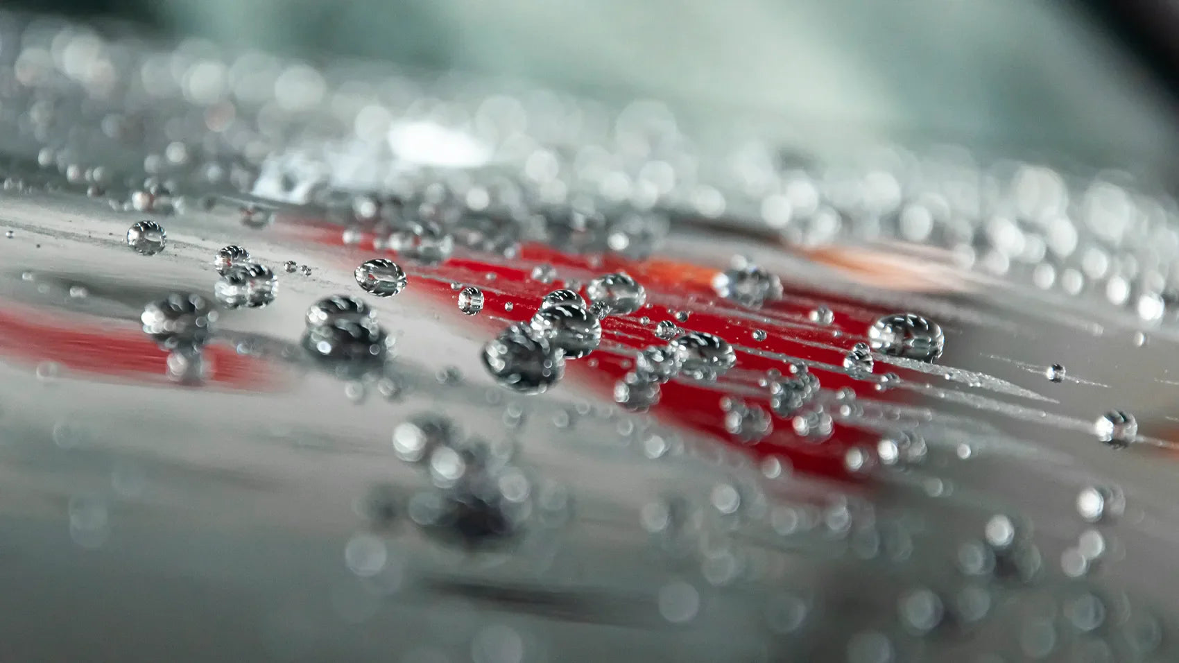 What is water beading and water sheeting in car care?