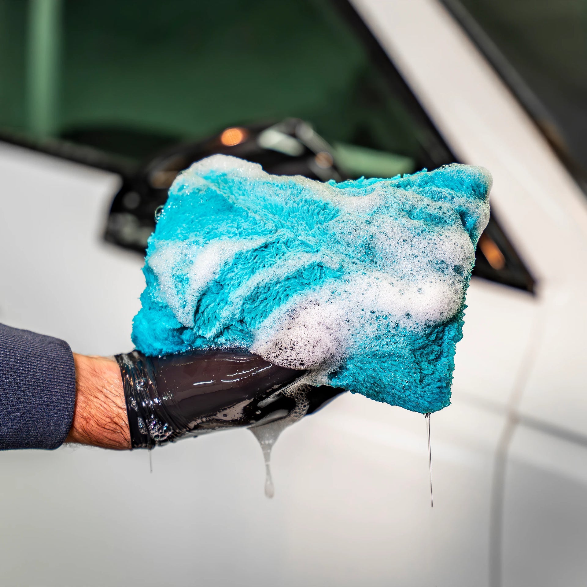 Alaunen Wash Bag, double-sided car wash sponge