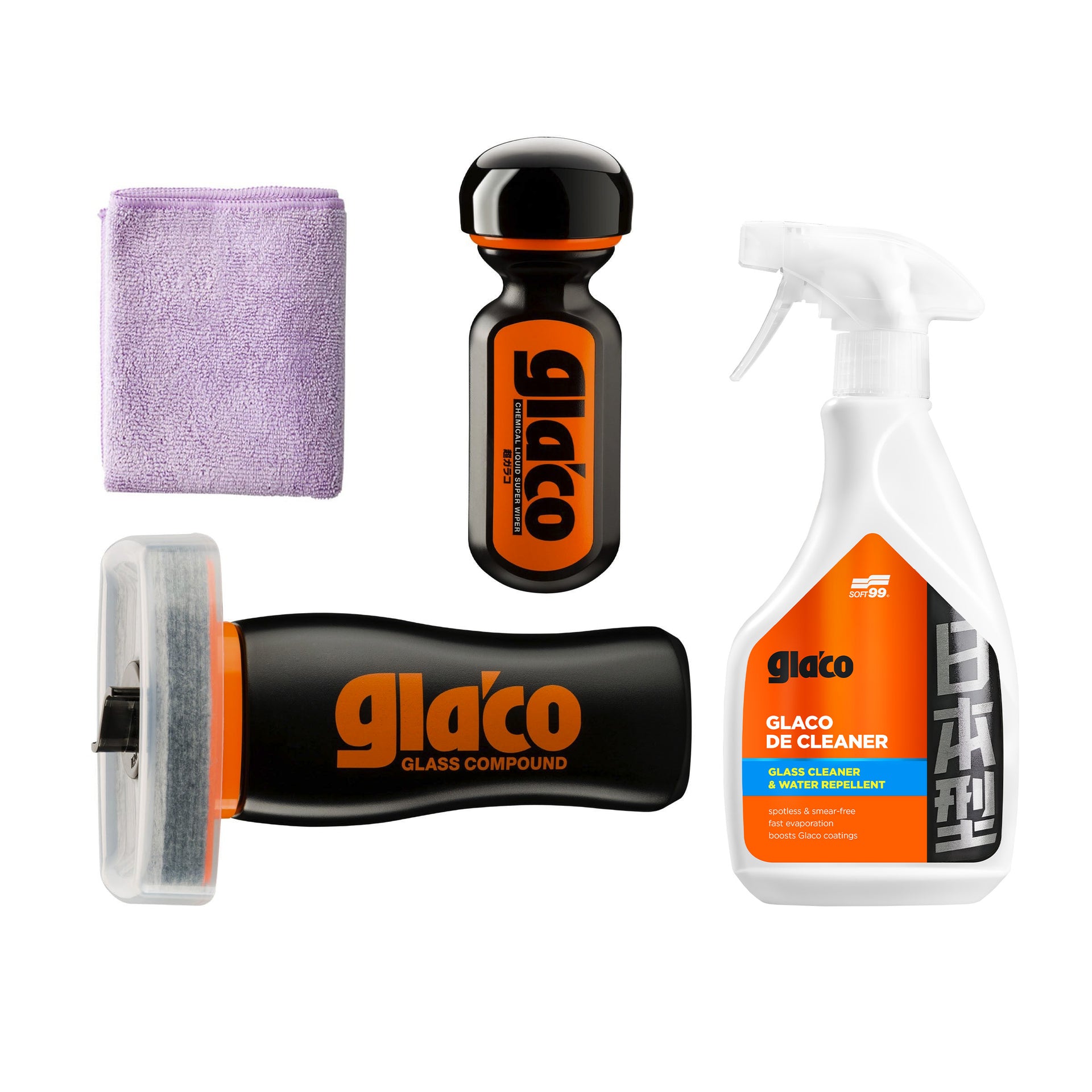 Ultra Glaco Set, comprehensive window protection kit