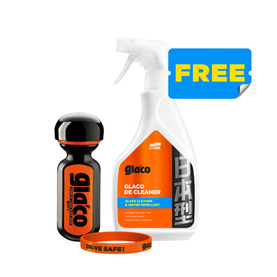 Ultra Glaco + Glaco De Cleaner 500ml + Wristband DRIVE SAFE